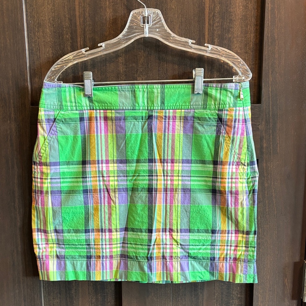 ⛳️ Polo by Ralph Lauren Green and Purple Plaid golf skort size 8 💚💜